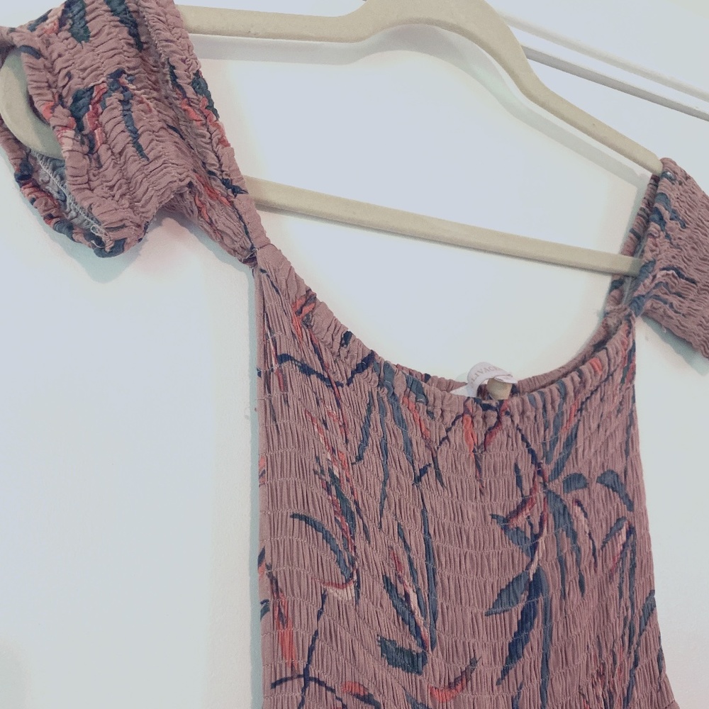 Anthropologie Oliviaceous Smock Top  Maxi Dress